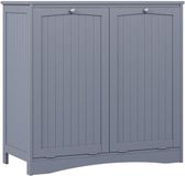 Vicco Bianco Badkamerkast – 83 x 80 cm met 2 wasmanden Grijs