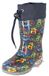 BECK Regenlaarzen donkerblauw / geel / groen / rood
