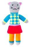 Tess Knuffel gebreid kat 36 cm
