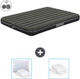 Bestway luchtbed - 2-Persoons - 152 x 203 x 25 cm - Groen - Inclusief pomp