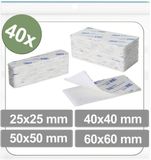 Quadrios 25CA684 Klittenband punten Wit 40 stuk(s)