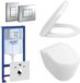 Villeroy & Boch Subway Compact Toiletset directflush inbouwreservoir - diepspoel wandcloset bedieningsplaat verticaal/horizontaal - chroom (blanc)