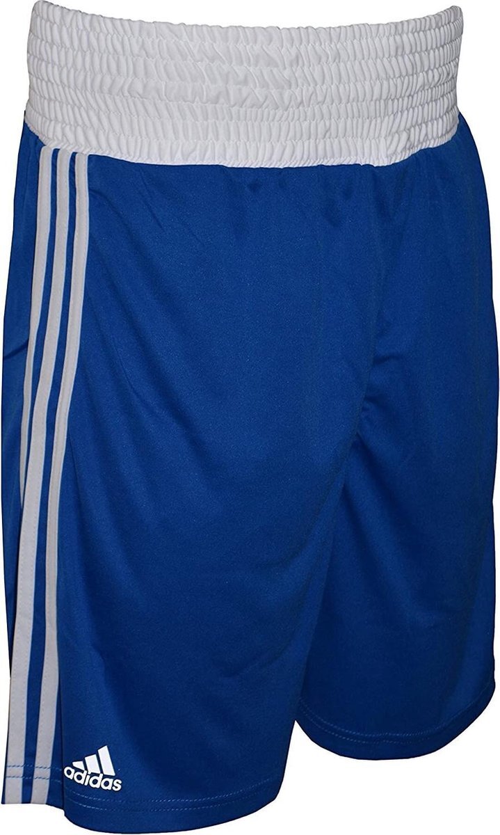 Adidas boksbroek Climacool polyester blauw/wit