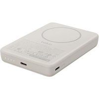 Belkin BoostCharge - Mobiele oplader - slank, magnetisch, met Qi2 - 10000 mAh - 30 watt - Fast Charge - 2 uitgangsaansluitingen (USB-C) - op kabel: USB-C - zand