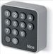 Clavier de codage EDS, aluminium, 12 touches, pour portes et portes de garage