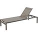 Bain de Soleil Aluminium Taupe Textilène Taupe - Collection Blanche