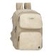 Pepe Jeans Jana Bags Rugzak voor laptop, 33,8 cm, beige, 25 x 37 x 10 cm, polyester en PU, 9,25 l, Beige, Eén maat, laptop rugzak