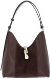 FURLA Leren schoudertas Goccia Hobo Toni Espresso donkerbruin