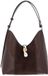 FURLA Leren schoudertas Goccia Hobo Toni Espresso donkerbruin