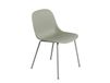 Muuto Fiber Side Chair vert poussiéreux (plastique)