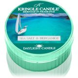 Kringle Candle Theelichtje Zeezout & Bergamot - Wit