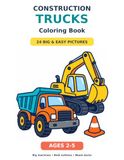 Construction Trucks Coloring Book