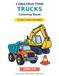 Construction Trucks Coloring Book