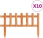 vidaXL Gazonranden 10 st 4,4 m vurenhout