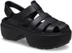 Crocs Stomp Fisherman sandalen unisex zwart EU 37/38