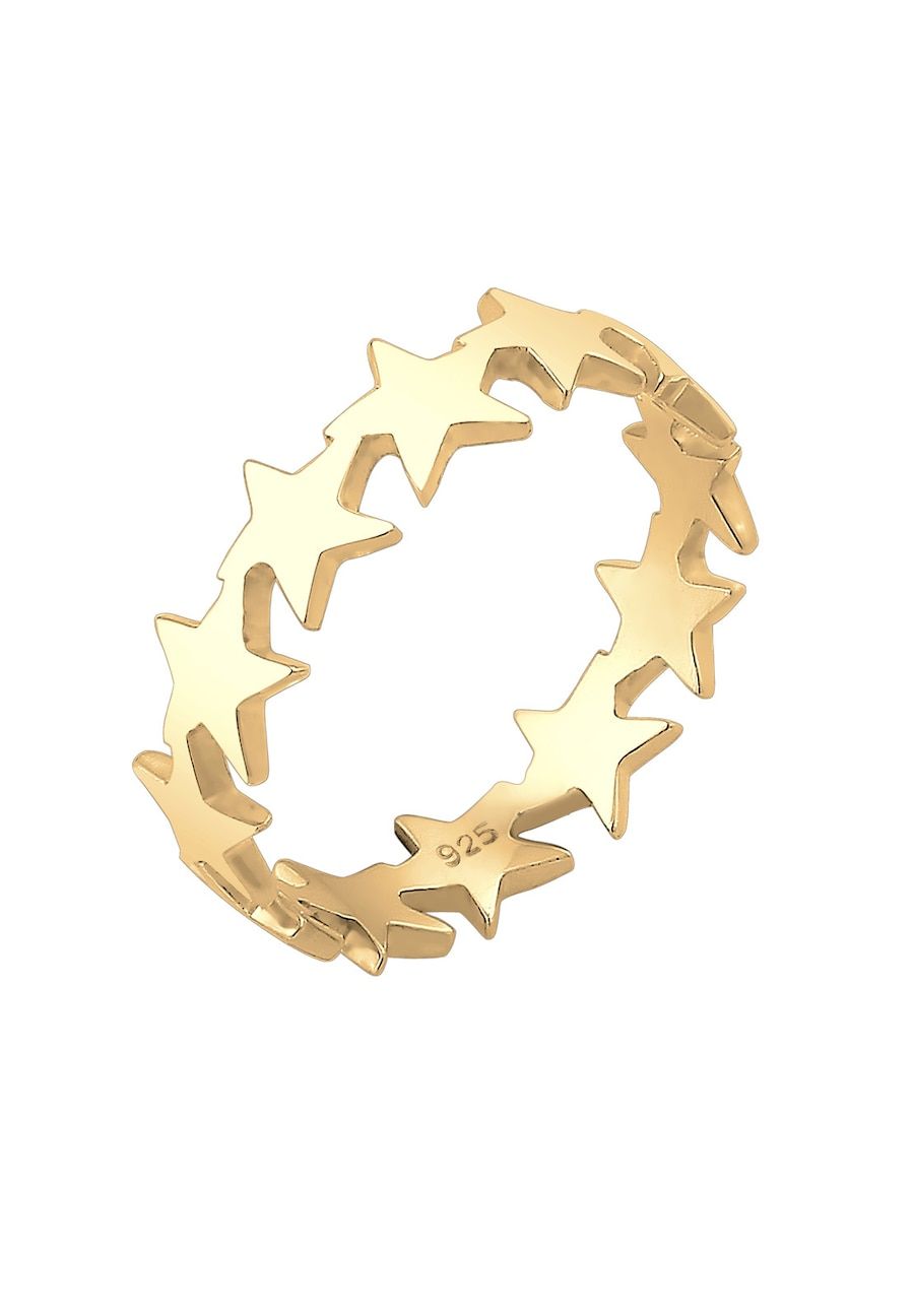 Elli Ring Dames Sterren Optics Speels 925 Sterling Zilver Ring