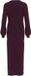 VILA VIKALIA L/S O-NECK ANKLE KNIT DRESS 1/KA Robe longue M Winetasting