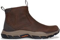 Skechers Relaxed Fit: Repected - Evanston Enkellaarzen - Donkerbruin - Maat 40