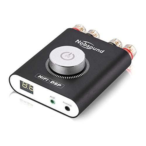 Nobsound NS-20G Mini Digital Power Amplifier Bluetooth HiFi Stereo Amp - 100W + 100W (zwart)