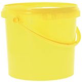 Seau coloré avec couvercle – 5 l