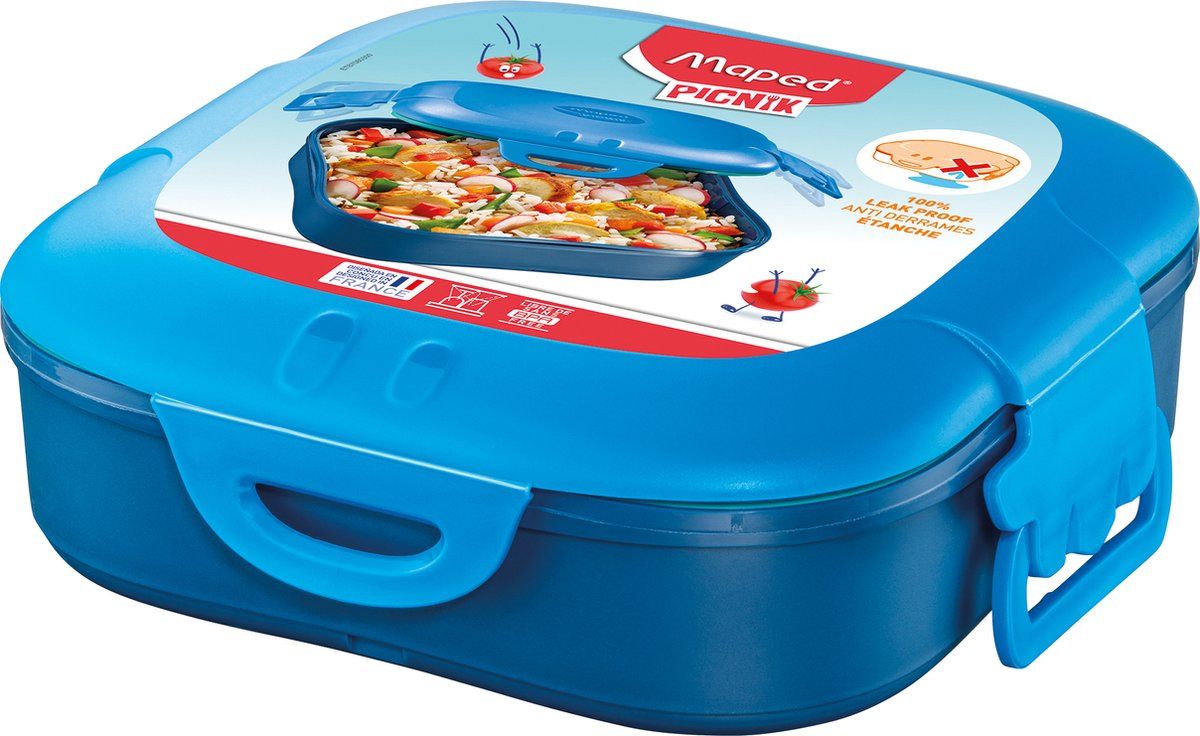 Maped Piknik Kids Karakter lunchbox enkel - blauw