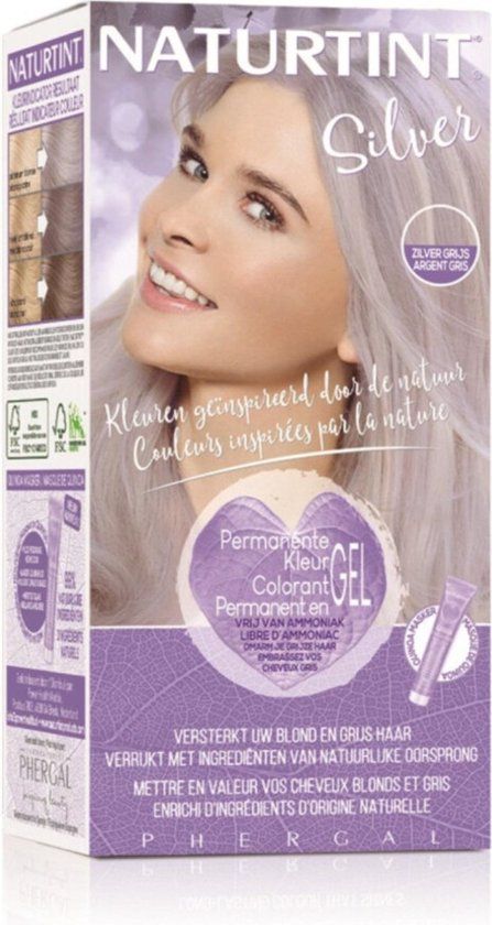 Naturtint Silver Permanente Haarverf - 170ml - Vegan - Ammoniakvrij