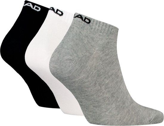 Head 3-paar Sneakersokken Training - 38 - Wit