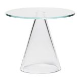 Massproductions Table Sander Ø48 cm Verre
