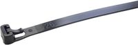 WKK Serre-câble 200 mm 7,60 mm Noir Refermable, stabilisé aux UV 100 pièce(s)