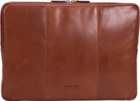Leonhard Heyden Cambridge laptop sleeve M 15 inch - Cognac