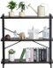 VEVOR Rustieke boekenkast Staande plank Opbergplank Metaal 3 niveaus 90x30x91cm