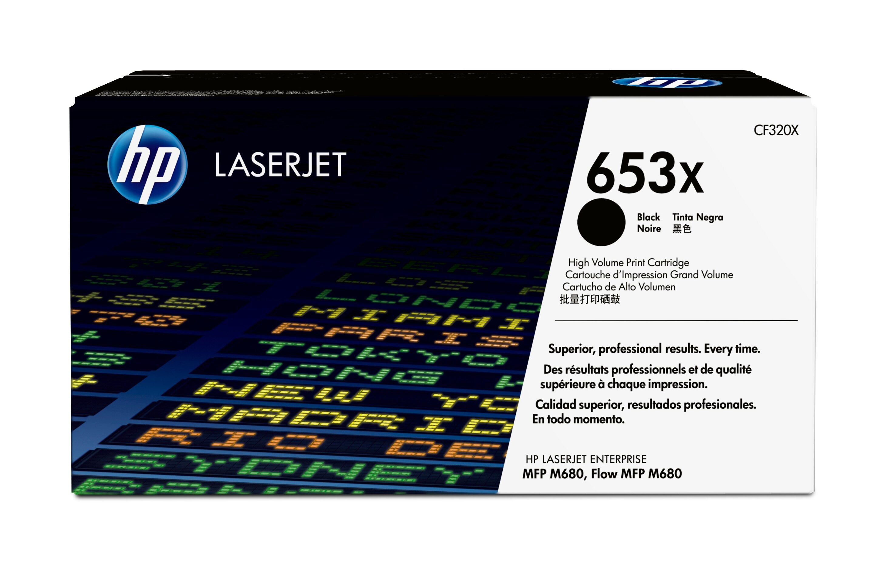 HP 653X originele high-capacity zwarte LaserJet tonercartridge