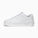 PUMA Smash Platform v3 sneakers voor Dames, Wit/Zilver, Maat 42