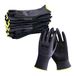 Unigloves Nitrex 270NFG herbruikbare algemene handschoenen met schuimnitril palmcoating, nylon voering en verbeterde gripdekking op de handpalm, in grijs/zwart