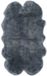 Safavieh Tapis en peau de mouton, SHS121, Bleu, 109 x 180 cm