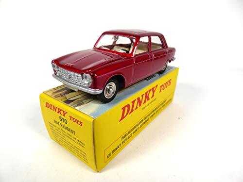 OPO 10 - Atlas Dinky Toys - Peugeot 204 Vermilion Rood 510 1:43 (MB421)