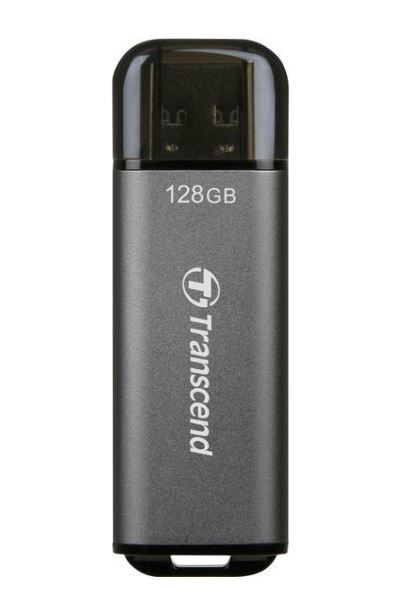 Transcend JetFlash 920 USB Flash Drive - 128GB - USB 3.2 Gen 1 - Grey