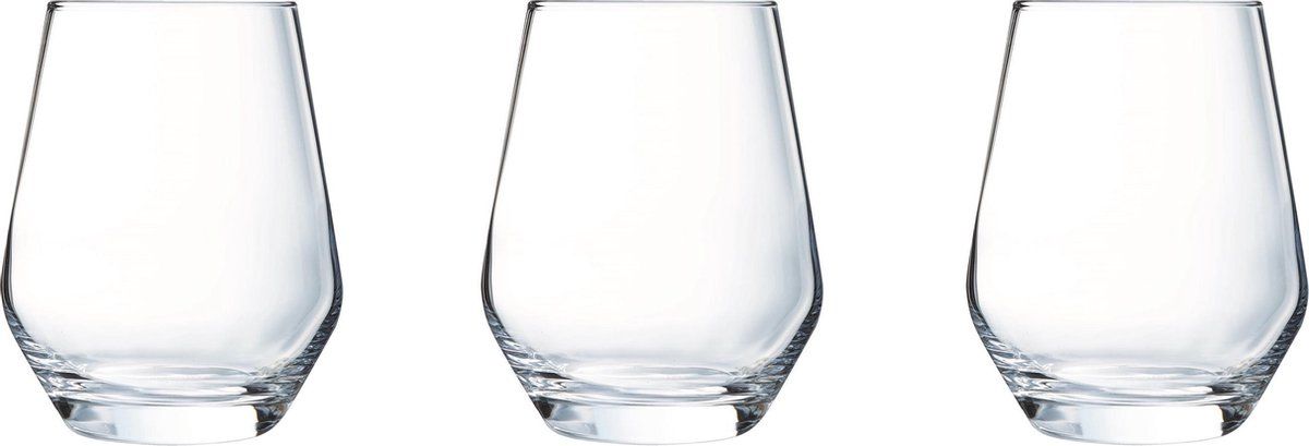 Chef & Sommelier Tumbler Waterglazen/Sapglazen - 380 ml - 12 Stuks