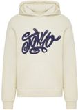 Mister Tee Tokyo Tagged Graffiti Fluffy Hoodie/trui - S - Creme