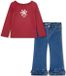 Levi's® Kids Ruffle Set Rood, Blauw 18 Maanden Meisje