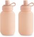 Mushie Poche à smoothie en silicone Blush