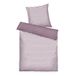 TOM TAILOR Renforcé beddengoed, 70 x 90 cm + 140 x 200 cm, 100% katoen renforcé, met omkeerbaar motief en gekleurde merkritssluiting, Medium Stripes paars, wit (Cozy Mauve, Crisp White)