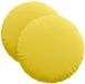 vidaXL Coussin d'assise tissu jaune clair ø40 x 13 cm
