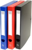 Exacompta 10x Ondoorzichtige klasseerdoose PP 7/10de Rug 40mm - A4 - Zwart