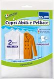 Parodi & Parodi 2 kledinghoezen en bont, beschermhoezen voor kleding in TNT, 2 zakken voor kleding, ademende kledinghoezen cm 70 x 120, wasbare hoes voor kleding en bont, Art.142 Parodi