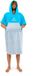 Surflogic Poncho Unisexe Taille Unique Cyan / Gris Polyester