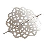 Douceur d'intérieur PIND STERK (0) 17 CM GESCHILDERD METAAL ROZEN TAUPE