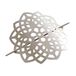 Douceur d'intérieur PIND STERK (0) 17 CM GESCHILDERD METAAL ROZEN TAUPE