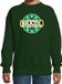Bellatio Decorations Have fear Brazil is here sweater met sterren embleem in de kleuren van de Braziliaanse vlag - groen - kids - Brazilie supporter / Braziliaans elftal fan trui / EK / WK / kleding 122/128