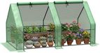 Outsunny Mini Kas - PE - 180x90x90cm - Groen